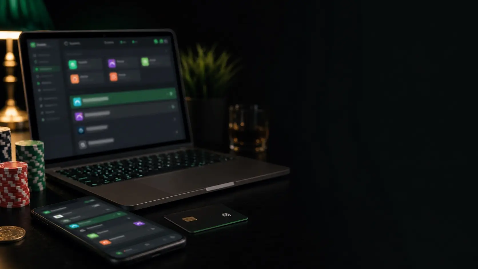 Secure online casino payment and cashier comparison on a laptop